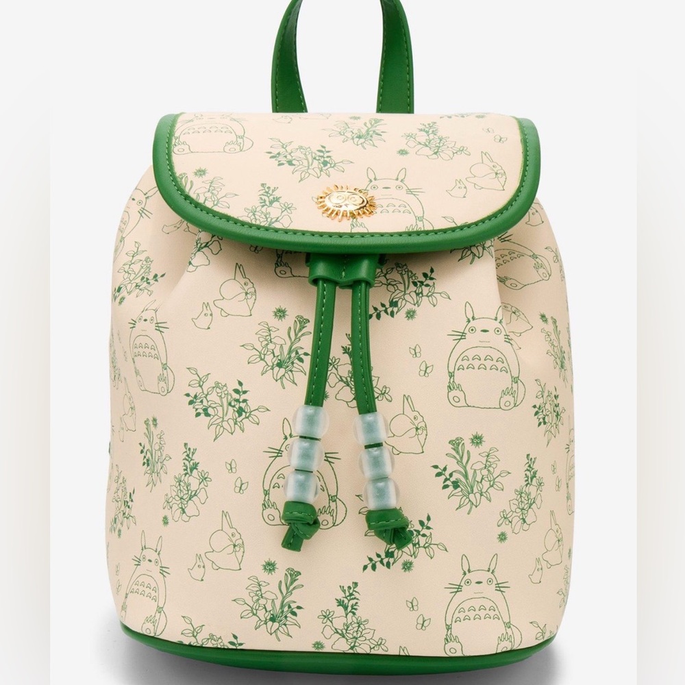 New Studio Ghibli My Neighbor Totoro Botanical Mini Backpack.
